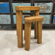 Paire de tables d’appoints vers 1950
