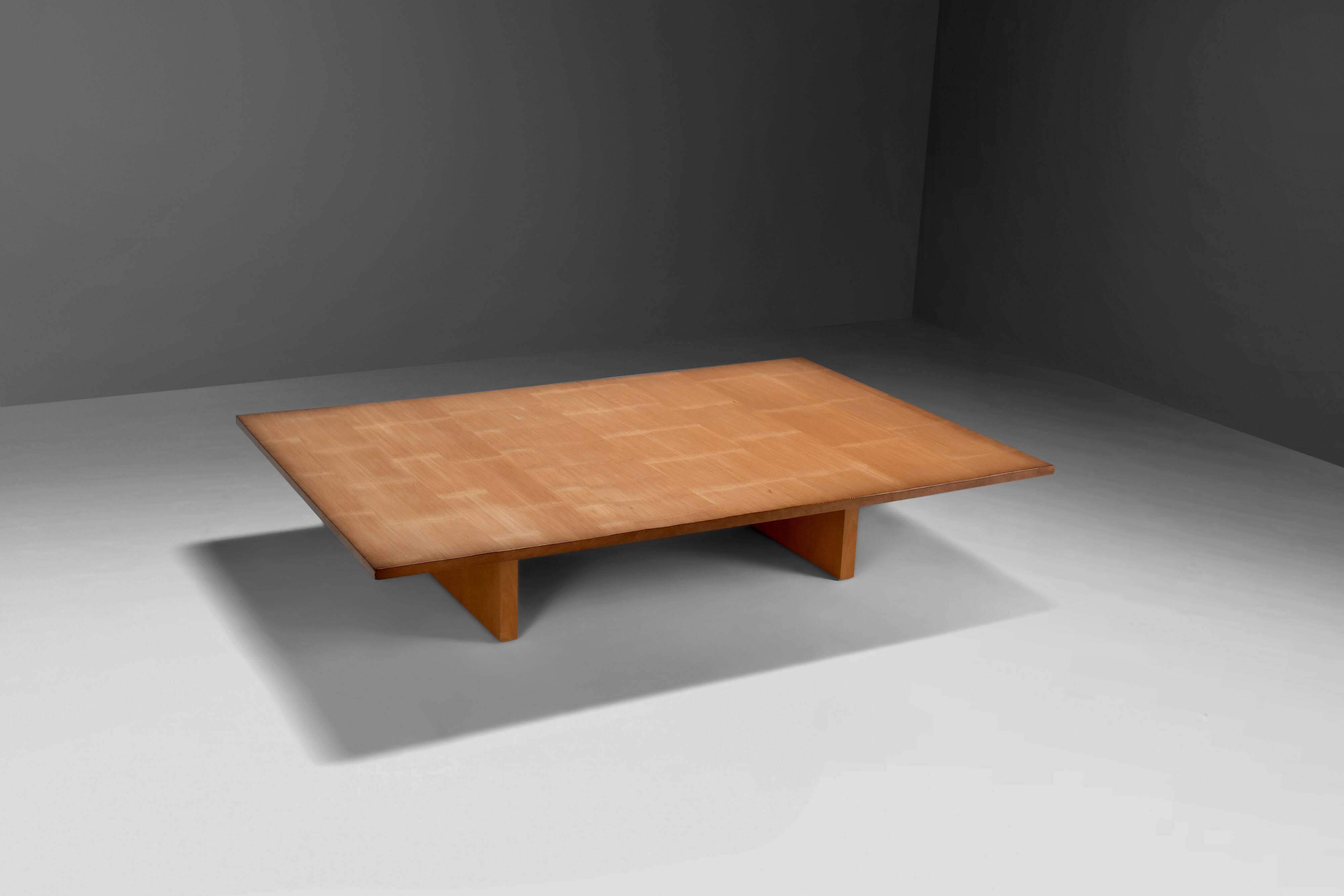 Large Bamboo Coffee Table by Axel Vervoordt, Belgium