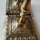 Paire de bougeoirs flambeaux antiques, style rocaille/baroque, XIXème