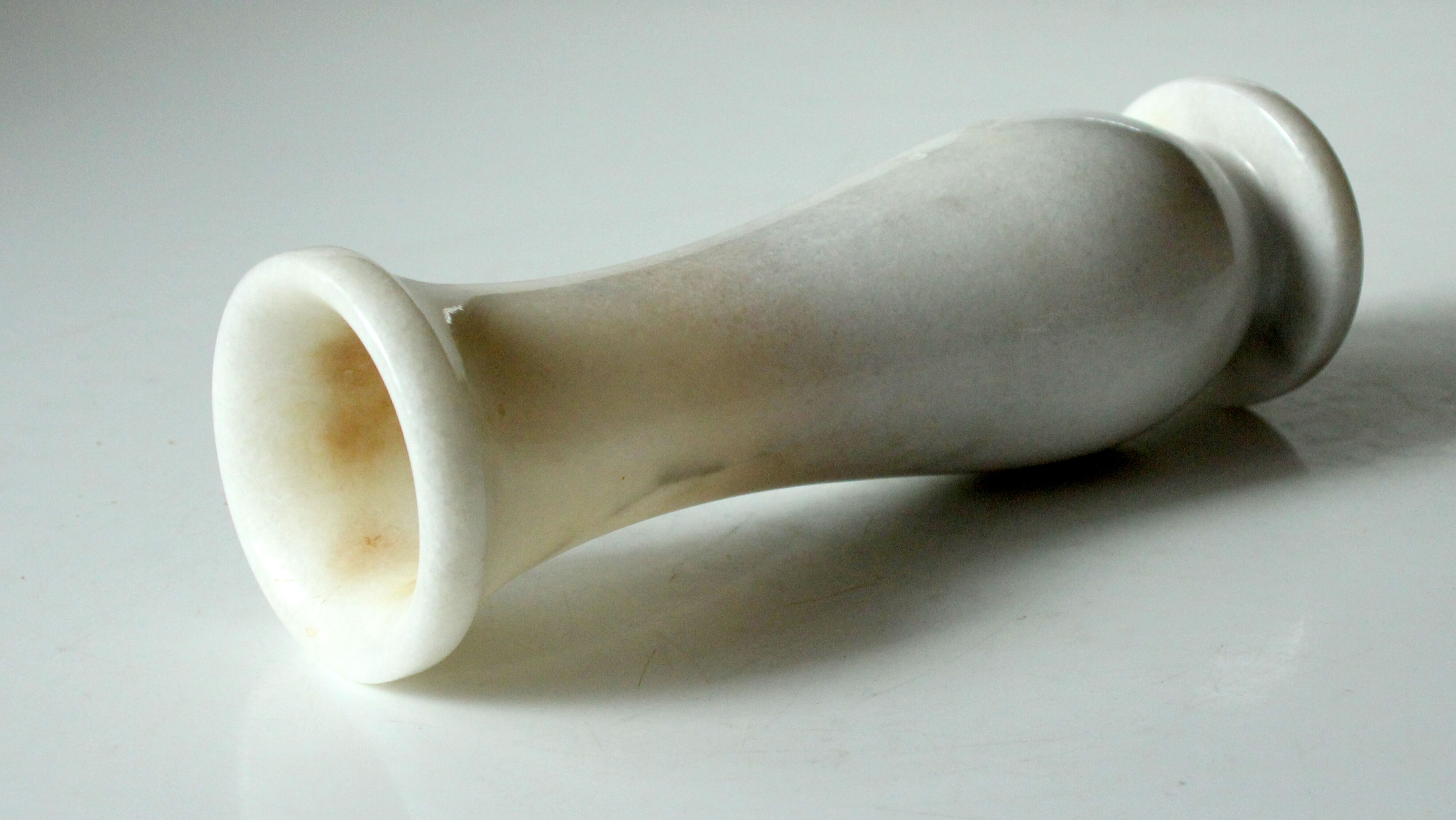 1970s Vintage - handmade marble vase