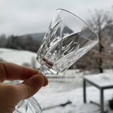 Set of 2 Reims crystal glasses
