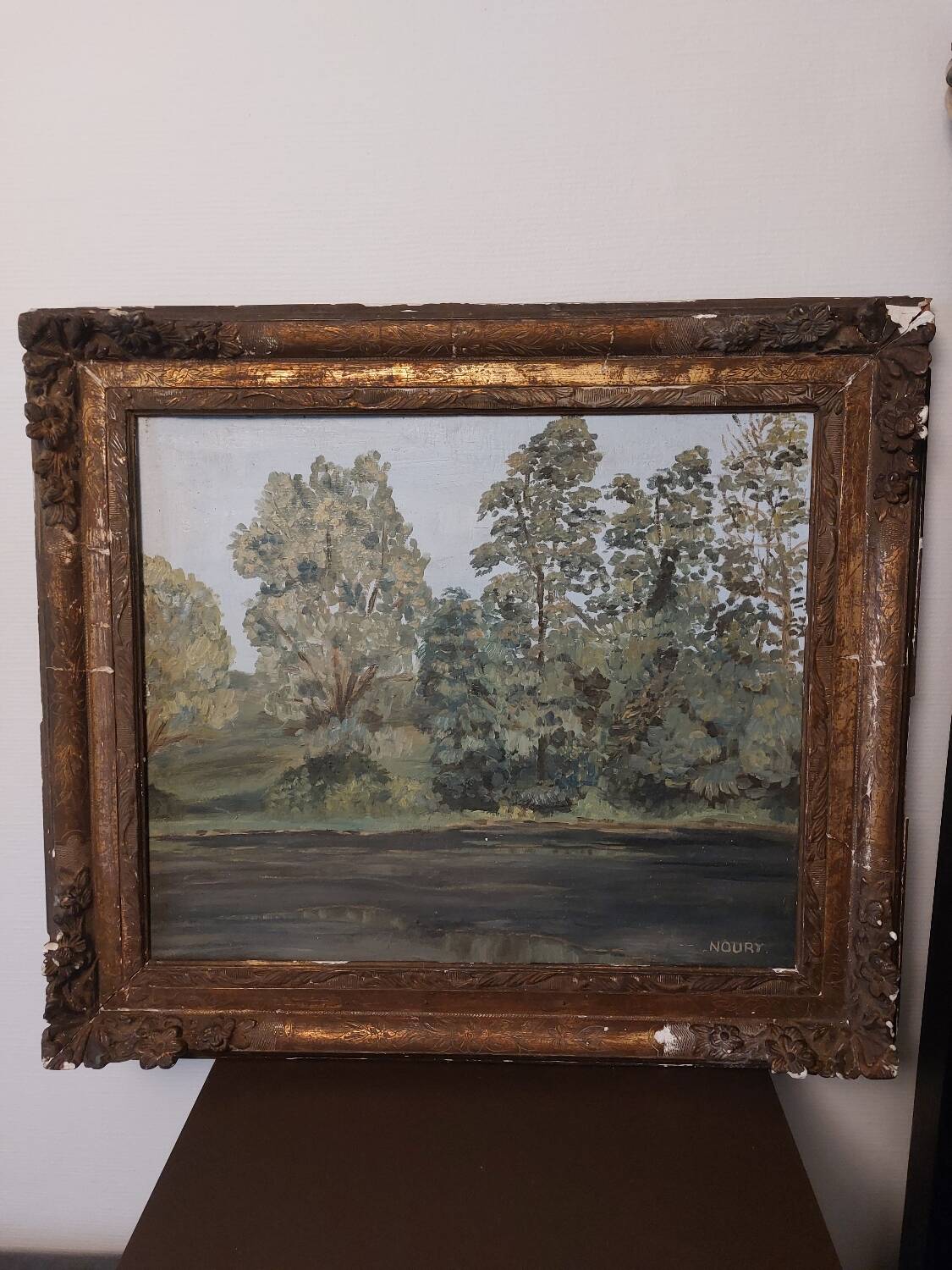 Painting signed "Noury" from the 30s/40s