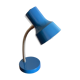 Lampe alu articulée de bureau bleu canard