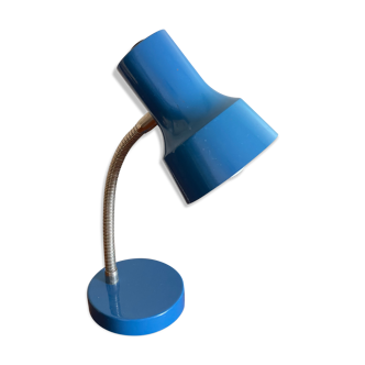 Articulated aluminum lamp of duck blue office