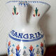 Ceramic sangria pitcher from Toledo