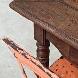 1940s farmhouse table in solid oak