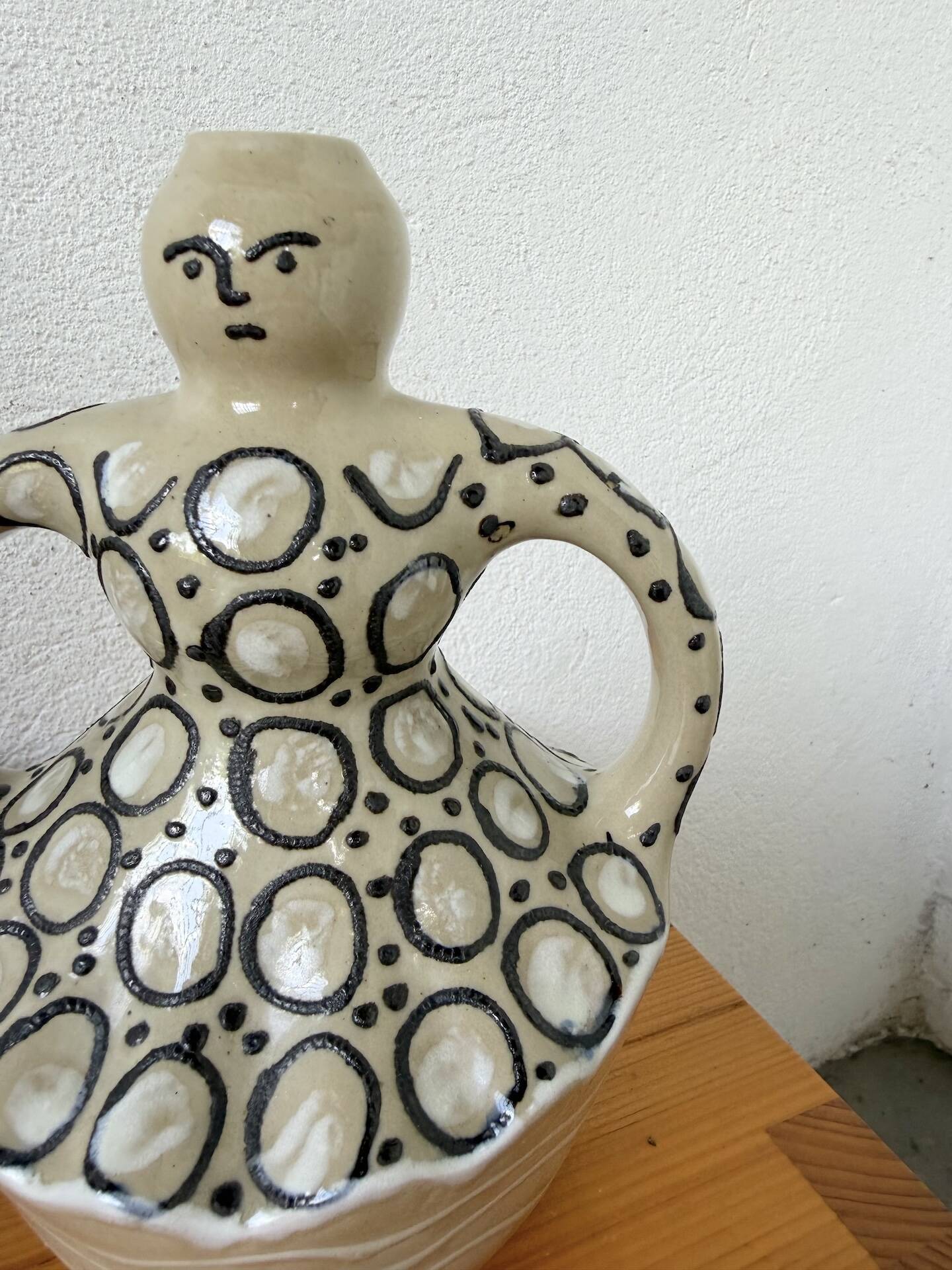 Anthropomorphic vase Folk Art woman