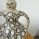 Anthropomorphic vase Folk Art woman