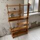 Trio d'étagères constructivistes en pin style Regain