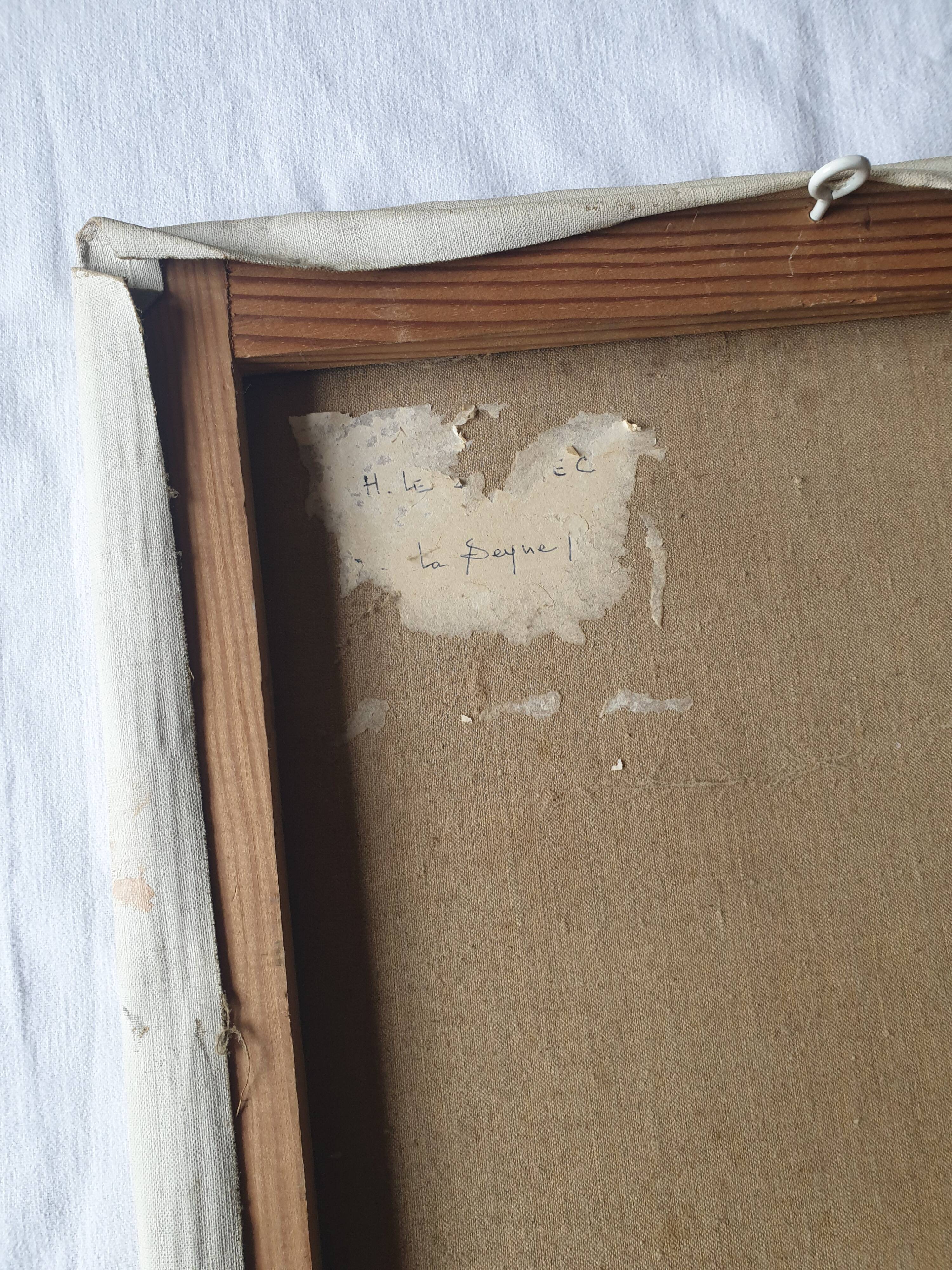 Painting of red flowers