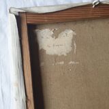 Painting of red flowers