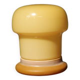 Opal glass mushroom table lamp, designed by Karel Volf, 1970´s, Czechoslovakia