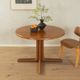 Dining table from the 1960s, solid frame and tabletop made of teak