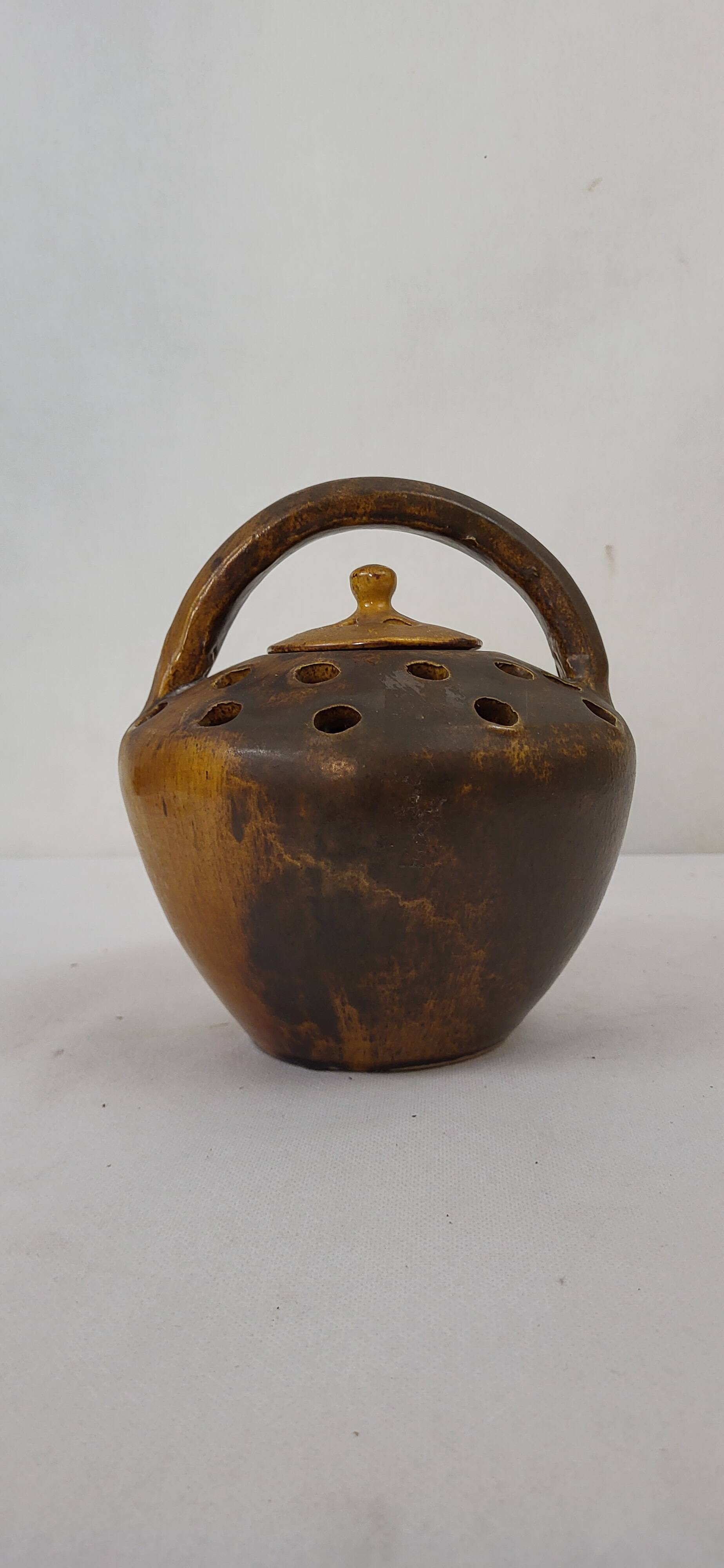 Vallauris ceramic flower vase