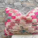 Magnifique coussin Kilim berbère vintage du Maroc