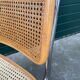 Lot de 4 chaises Cesca modèle b32 en chrome fabriqué en italie par Marcel Breuer