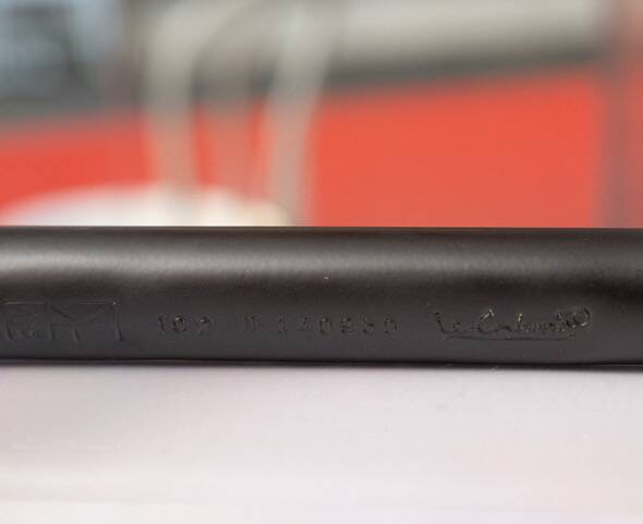 LE CORBUSIER AND PIERRE JEANNERET: "LC2" armchair in red leather