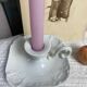 Old porcelain candle holder
