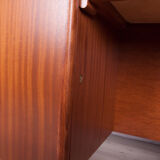 Art Deco Freestanding Teak Desk, 1960s