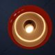 Glass ceiling lamp from Peill & Putzler, 1960s