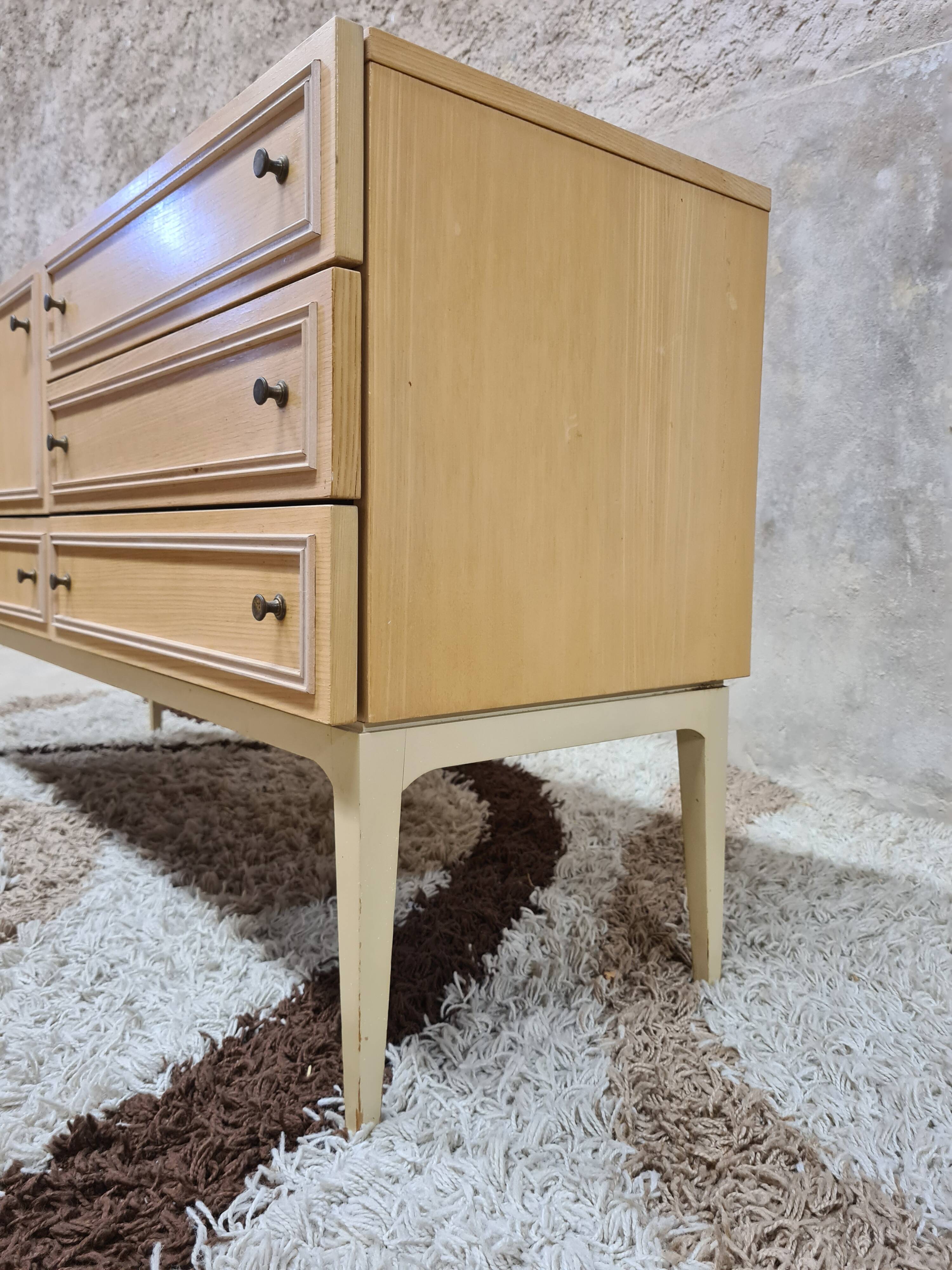 Sideboard 1 door 4 drawers vintage