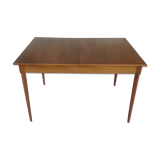 Table extendable scandinavian design teak growing butterfly