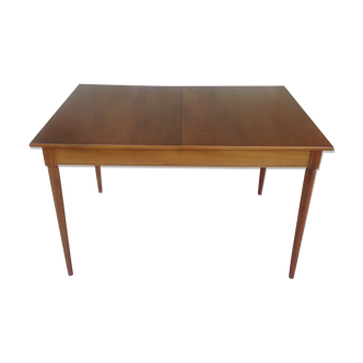 Table extendable scandinavian design teak growing butterfly