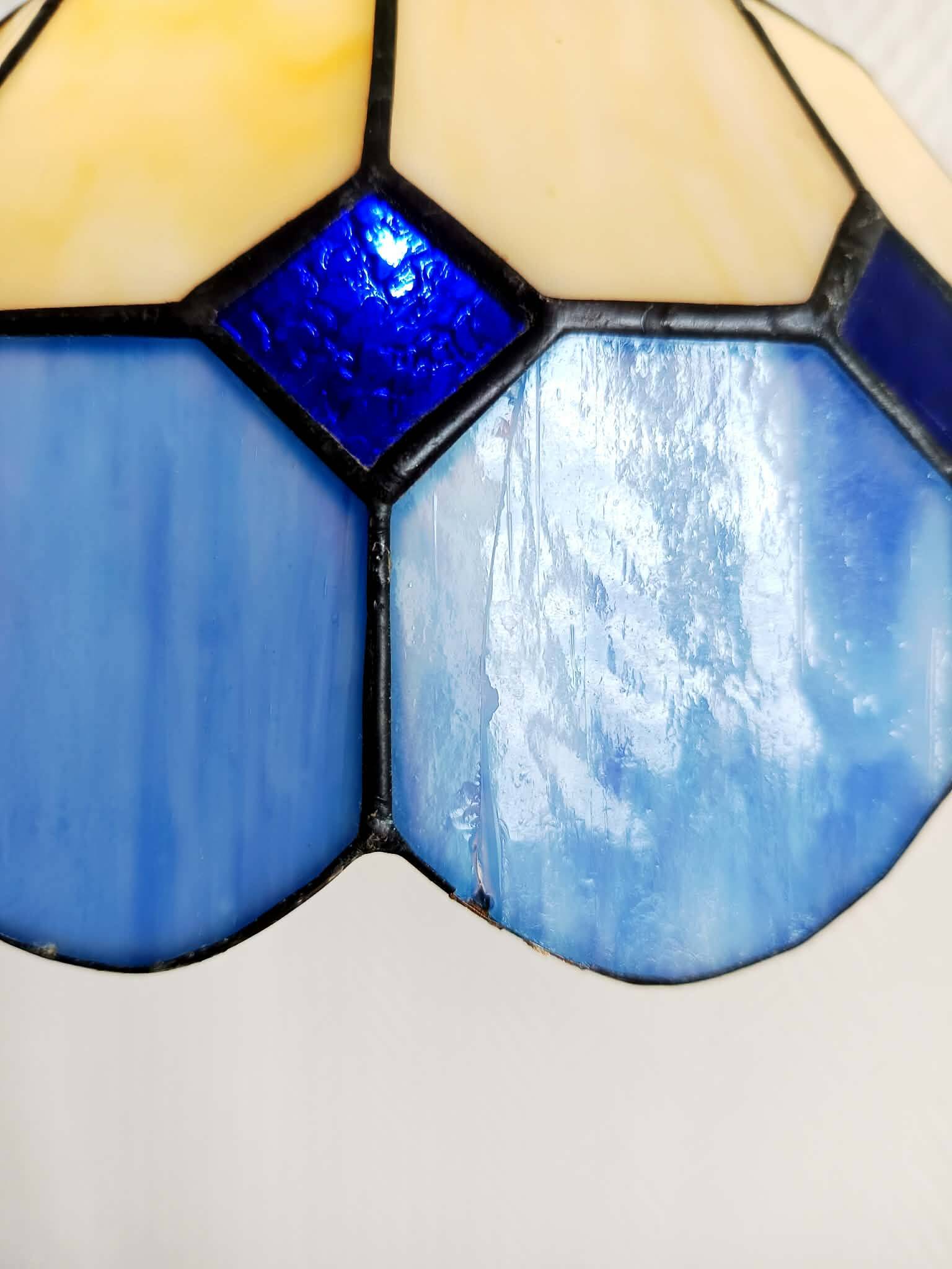 Pair of Art Deco Tiffany style pendant lights