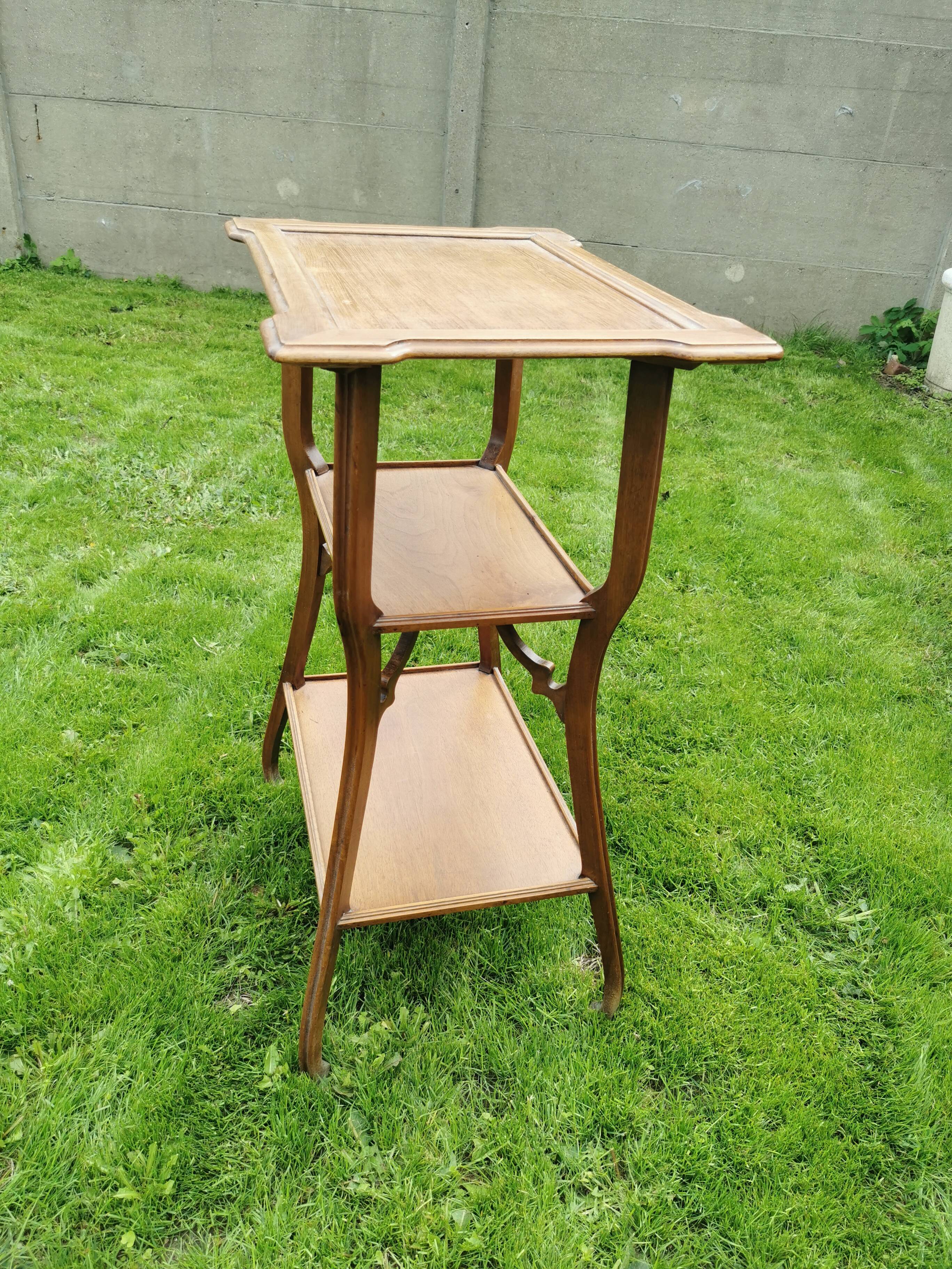 ART NOUVEAU-style old walnut harness circa 1900
