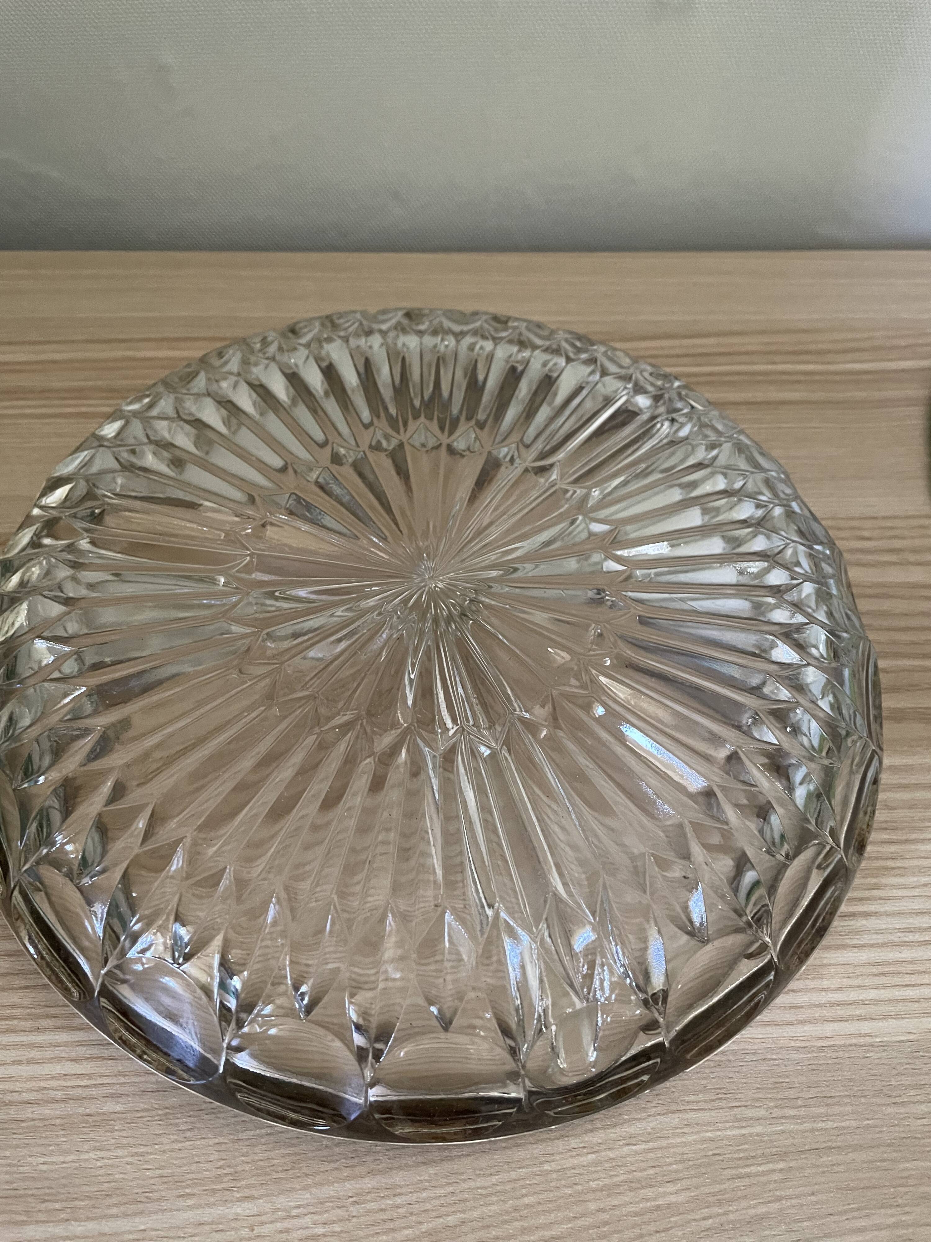 Glass and metal top - art nouveau