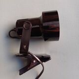 80's black clamp spot lamp