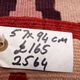 Vintage Turkish mini kilim 57x94 cm wool small kelim runner, shabby chic 2564