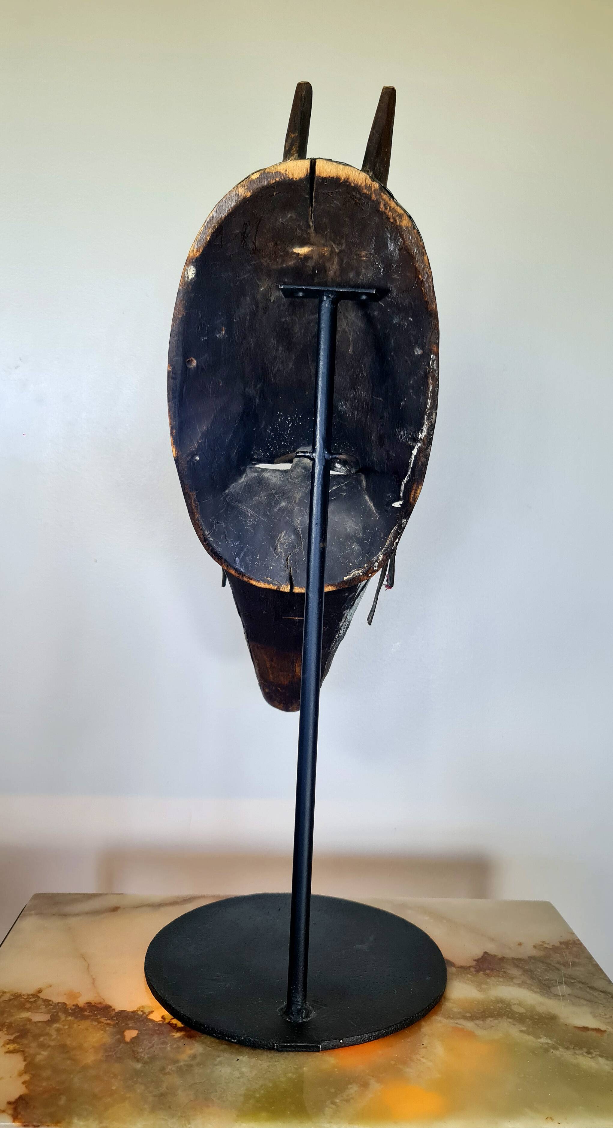 African bambara mask (mali), sold without base