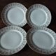 Lot de 4 assiettes  dessert M&S  Porcelaine  Limoges