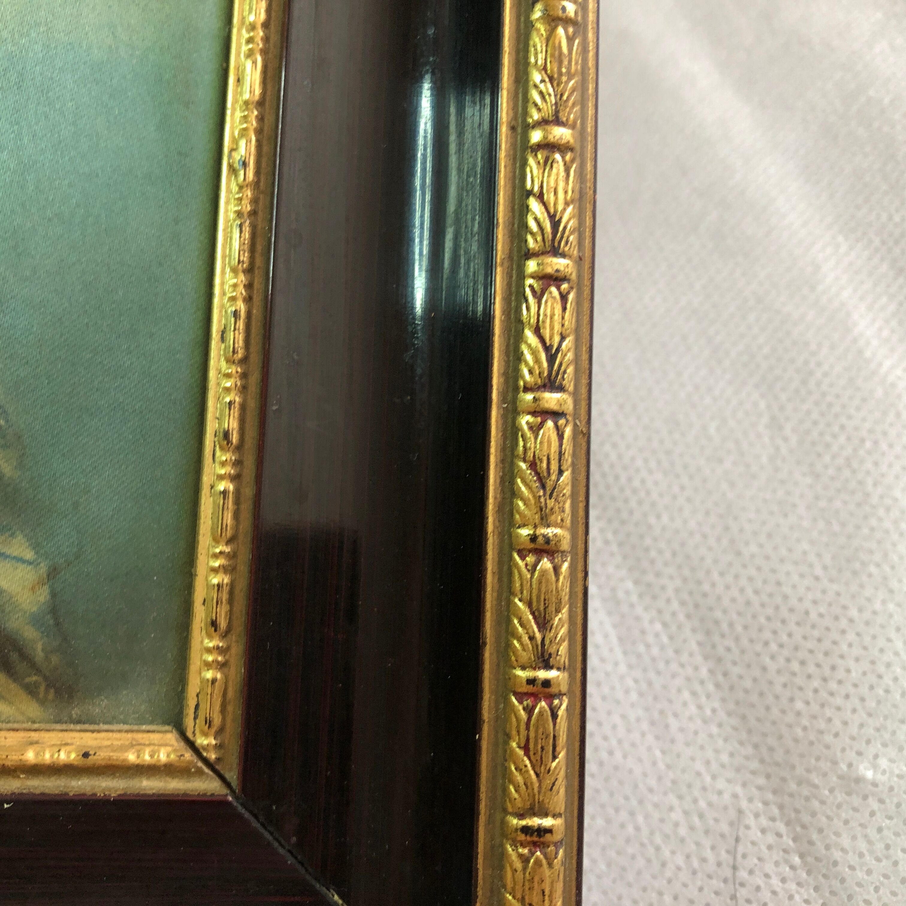 Painting on silk by JB Perronneau