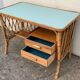 Vintage rattan desk 1960