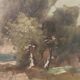 Huile sur bois signée Th Linsyer
