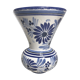 Old QUIMPER HB white & blue France Decoration Vintage ceramic Vase