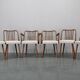 1960s Antonin Suman Set of Six Beech Dining Chairs, Restored