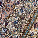 Carpet India Punjab wool and silk 120x190 cm