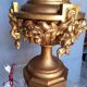Lampe 90cm bois sculpté doré style Louis XVI