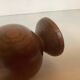 Vase soliflore en bois scandinave