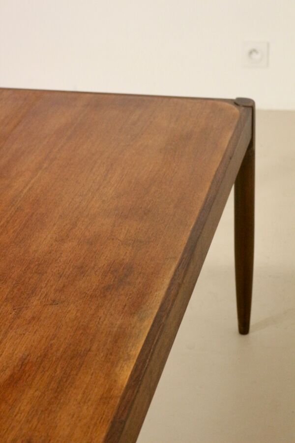 Table basse scandinave en teck année 60