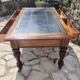 Flat desk double sided mahogany era XIX TH century