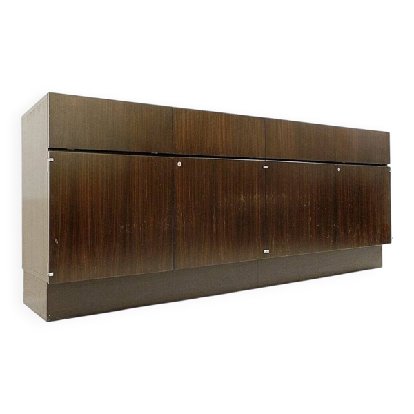 Enfilade moderniste à 4 portes par De Coene - années 1960