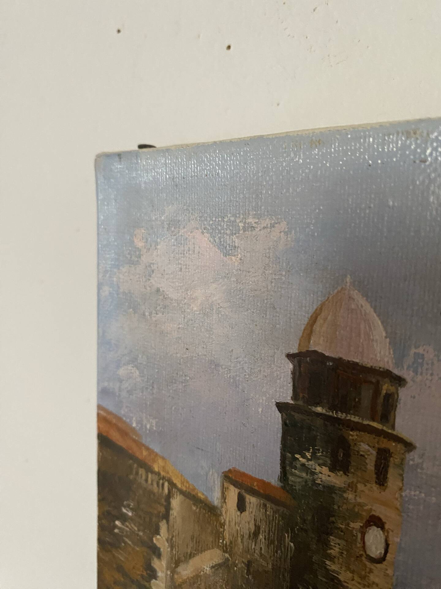 Peinture sur toile "Port de Collioure"