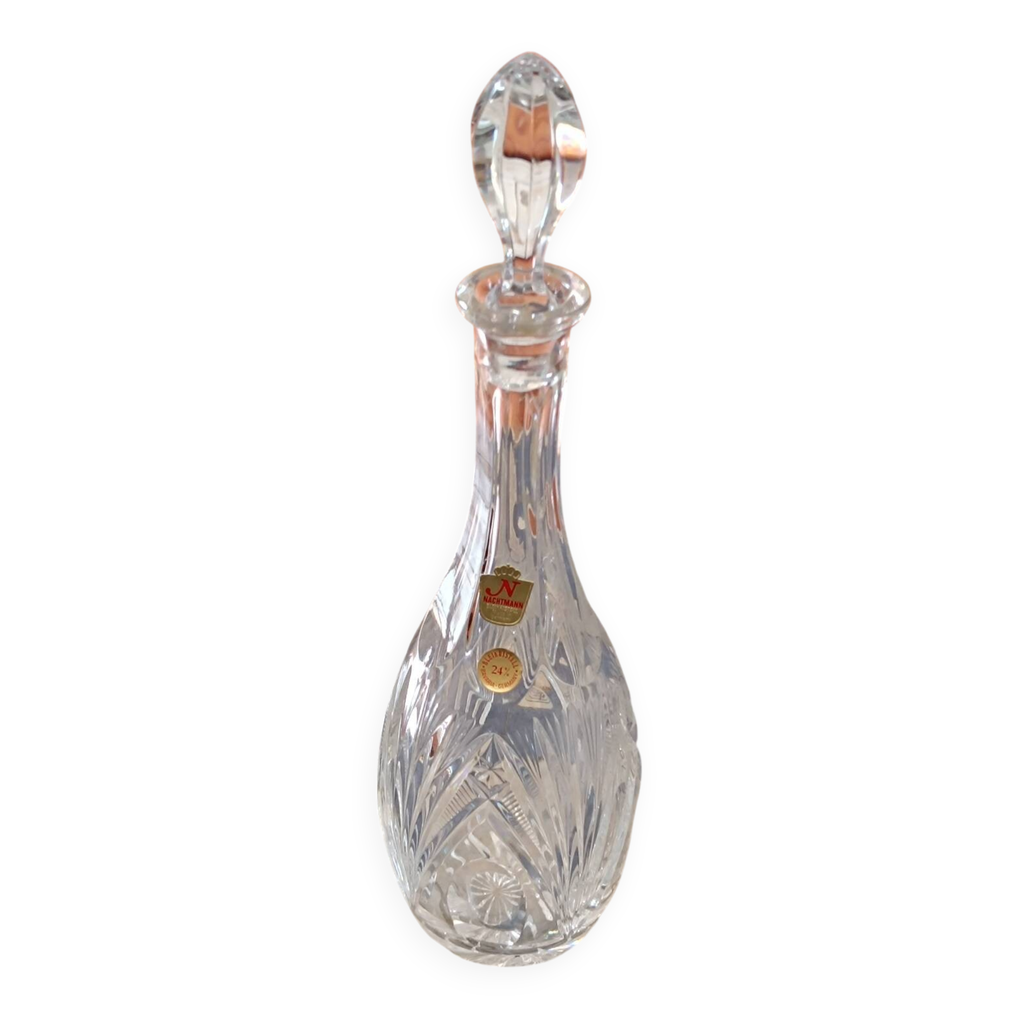 Nachtmann Germany crystal carafe and stopper