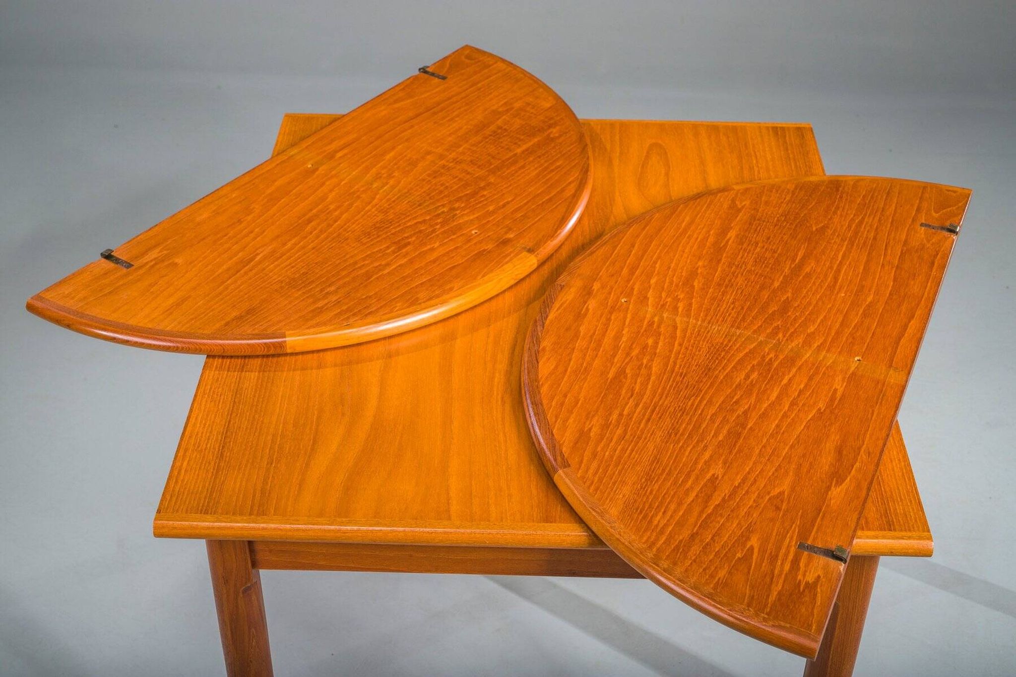 Table pliante danoise en teck moderne du milieu du siècle, années 1960