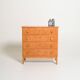 Commode en bouleau scandinave, années 1950