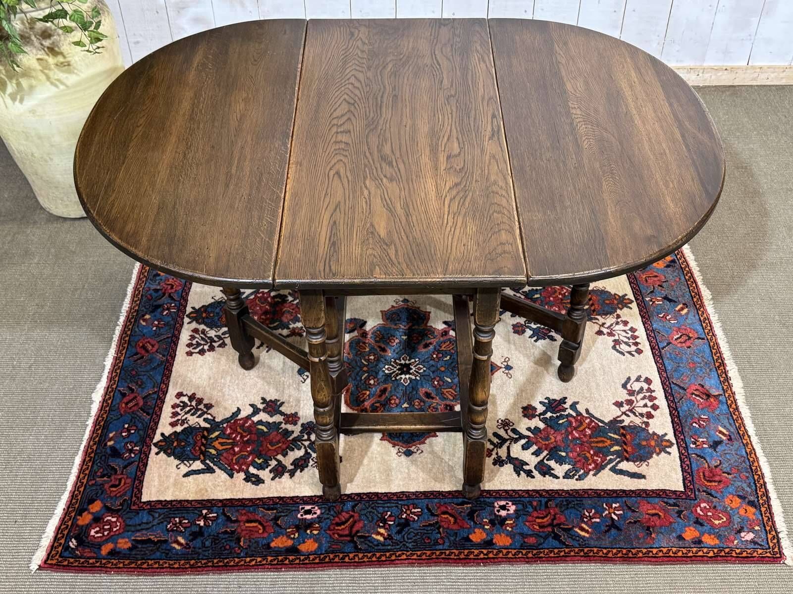 1950s oak gateleg table